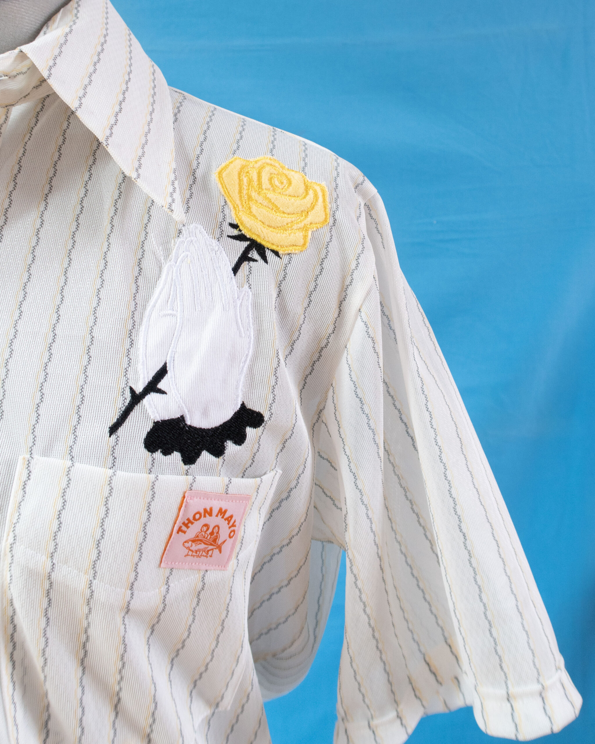 CHEMISE ROSE JAUNE - M – Image 6