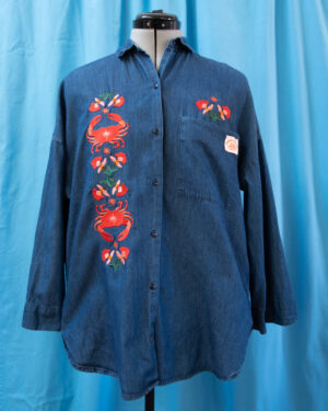 CHEMISE VAREUSE CRABES - L