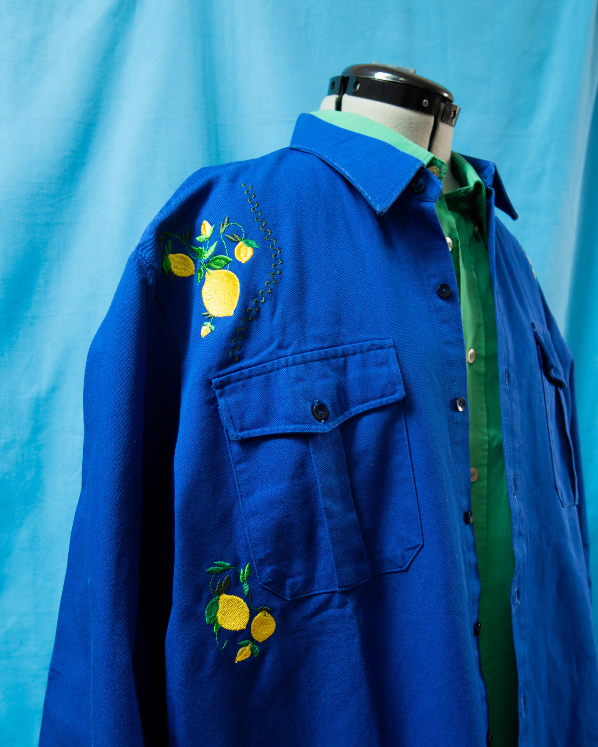 BLEU DE TRAVAIL CHIC C'EST DES CITRONS - 2XL – Image 4
